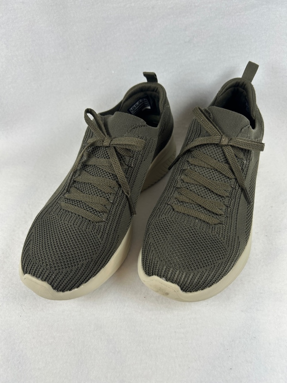 Skechers Women's Size 7 Olive Green Ultra Flex 3.0 Big Plan Step-in Sneakers - Picture 2 of 11